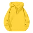 thumbnail image 2 of Letdown Hoodies for Men Women Pullover,Lightweight Oversized Lined Sweatshirt Hooded Y2K Long Sleeve Winter Hoodie (Yellow,S), 2 of 4
