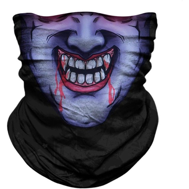 GFDYREE Motorcycle Face Mask Sun Dust Wind Protection Durable Tube Mask Seamless Skeleton Face Mask for Men Women