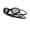 Smoke Lens / Black Strap, variant on Sporti HydroEdge CelerityLite Goggles, Anti-Fog, UV Shield, Shatter-Resistant, Adjustable Straps