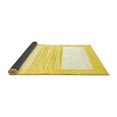 thumbnail image 2 of Ahgly Company Indoor Square Solid Yellow Modern Area Rugs, 3' Square, 2 of 4