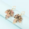 thumbnail image 5 of Pendientes para mujer, regalos para mujer, pendientes de moda para mujer, pendientes con forma de hoja, joyas para mujer, regalos, pendientes de moda., 5 of 5