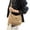 Khaki, variant on Suede Shoulder Bag Studded Fringe Cross Y2K Crossbody Handbag Hobo Punk Vintage Underarm