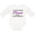 thumbnail image 3 of Inktastic Princess Girls Long Sleeve Baby Bodysuit, 3 of 5