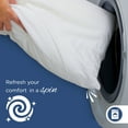 thumbnail image 6 of Martex 2-Pack Decorative White Pillow Inserts 18x18 – Soft & Supportive, 6 of 8