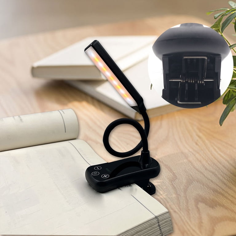 Bookmark Light – Lampada Da Lettura A Clip Ricaricabile USB | 3 Livelli Di Luminosità | Per Libri, Studio, Viaggio E Campeggio