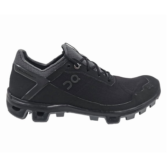 ON Cloudventure Peak 2 Womens Shoes Size 10.5, Color: Black/Rock