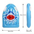 thumbnail image 5 of Shark Swimming Floating Board New PVC Inflatable Children's Surfboard Pvc Adults Room Pool Blue Kids Durable Portable, 5 of 5