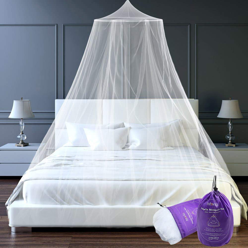 Mosquito Net Bed Queen Size Home Bedding Canopy Elegant Bedshed Netting Princess 