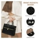 thumbnail image 4 of Monederos y bolsos LOVEVOOK Bolso de hombro de piel negro, 4 of 8