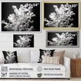 thumbnail image 4 of Designart "Monochrome Coral Plant Beauty I" Coastal Coral Under Water Canvas Wall Art, 4 of 7