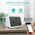 thumbnail image 4 of NEO Coolcam Tuya WiFi Smart Temperature and Humidity Sensor Brightness Detector Indoor Hygrometer Thermometer with LCD Display, 4 of 8