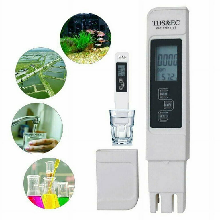 New TDS EC Meter Temperature Tester pen 3 In1 Function Conductivity Water  Quality Measurement Tool TDS&EC Tester 0-5000ppm - Price history & Review, AliExpress Seller - yieryi Offical Store