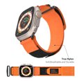 thumbnail image 6 of Dwitch Watch Band for Apple Watch Ultra 2/1 Series 9/8/7/6/5/4/3/2/1 Flexible Nylon Strap Adjustable Velcro iWatch Bands for Men and Women 49mm 45mm 44mm 42mm,Orange, 6 of 6