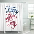 thumbnail image 1 of ABPHQTO Inscripción Happy Labor Day Estados Unidos Celebrate Creative for Holiday Cortina de ducha 160x180 cm, 1 of 1