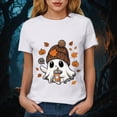 thumbnail image 4 of TOWED22 Womens Halloween Shirts Tshirts Spooky Season Ghost Vintage Graphic Tees Funny Crewneck Short Sleeve Tops(White,XXL), 4 of 8