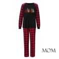 thumbnail image 5 of Odeerbi Matching Family Christmas Pajamas Sets Plaid Sleepwear Parent-Child Xmas Plaid Print Homewear Set Child Two-piece Jammies Set Loungewear for Kids, 5 of 8