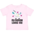 thumbnail image 3 of Inktastic My Memaw Loves Me Girls Zebra Girls Toddler T-Shirt, 3 of 5