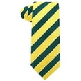thumbnail image 2 of Scott Allan Collection Green and Yellow Necktie | Standard Size 3.3" Adult Tie, 2 of 5