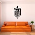thumbnail image 2 of Soldier American Soldier Star Flag Silhouette Design Wall Art Sticker Designs Vinyl Stickers For Home House Walls Rooms Windows Bedroom Decoration Size (12x12 inch), 2 of 3