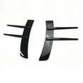 thumbnail image 3 of Phyun Decorative Car Side Fender Wing Shark Fin Badge Bonnet Car styling Sticker Glossy Black, 3 of 5