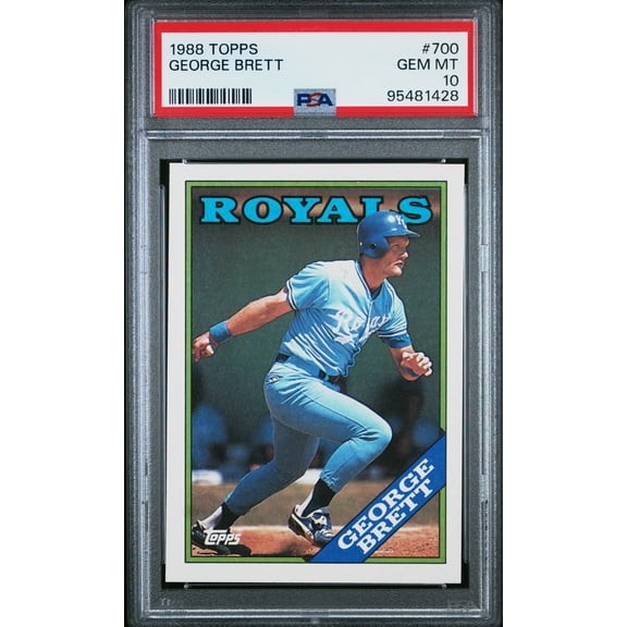 George Brett 1988 Topps Baseball Card #700 Graded PSA 10