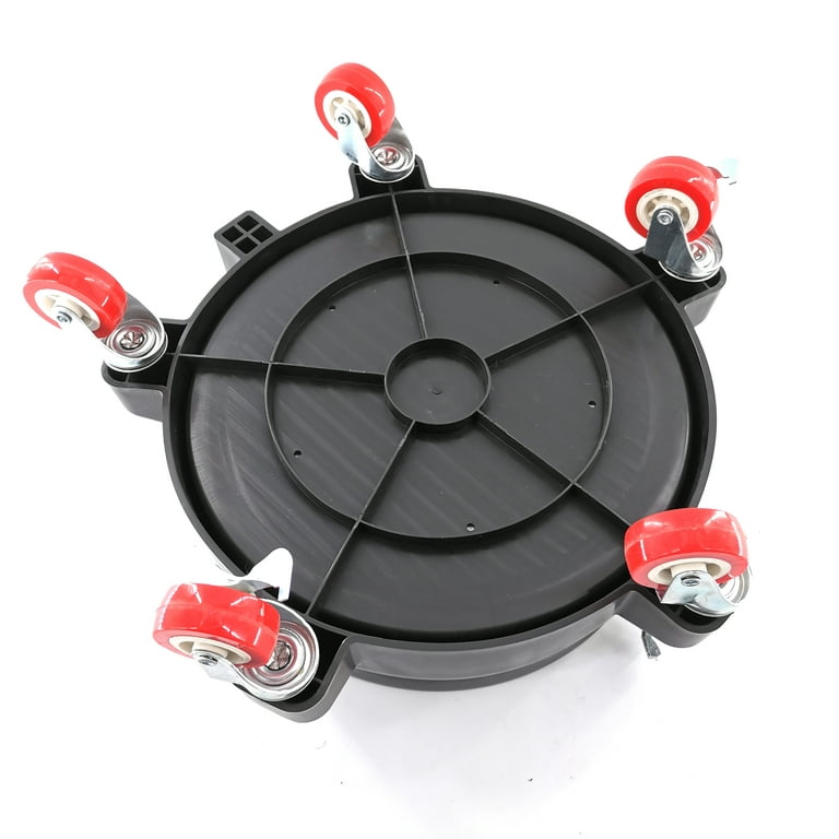 Auto Drive 12 in Bucket Dolly, Size: 6.5 in