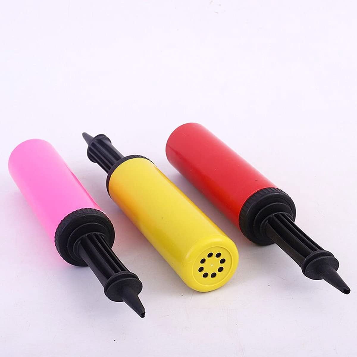 Pompe à Ballons Manuelle Double Action – Gonfleur Rapide Pour Latex Et Aluminium, Rouge