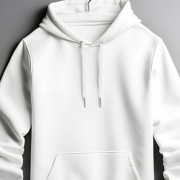 White hoodie string sale