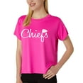 thumbnail image 3 of Ladies NFL Kansas City Chiefs Tula Knit Short Sleeve Top, 3 of 3