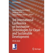 Rilem Bookseries: 3rd International Conference on Innovative Technologies for Clean and Sustainable Development: Itcsd 2020 (Paperback)