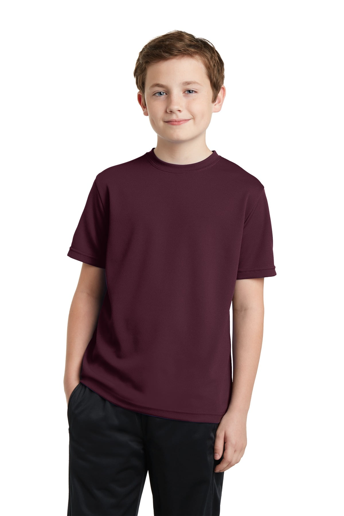 Sport Tek Teen Unisex Regular Plain Short Sleeves T-Shirt True 
