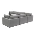thumbnail image 3 of Kaelynn Linen Modular L-Sectional, Grey, 3 of 8