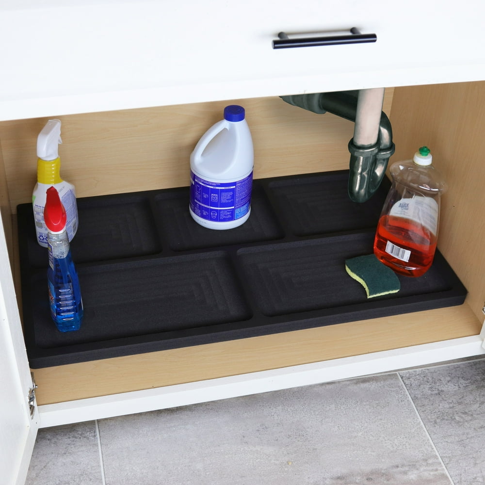Polar Whale Under Sink Mat Floor Protector Tray Waterproof