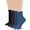Dark Navy, Burgundy, Light Navy, Denim Blue (A16), variant on 7BIGSTARS KINGDOM Women's Cotton Diabetic Quarter Socks, Non-Binding Exra Wide - 4 Pack Large - Solid Seamless - Sock Size 10-12 Shoe Size 8-12 L Black…
