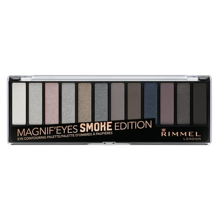 Rimmel London Magnif'eyes Eyeshadow Palette, Smoke, 0.5 oz