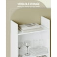 thumbnail image 3 of Hzuaneri 6-Tier Bookshelves and Bookcases Cabinet, Floor Standing Display Storage Shelves 01103XBC, 3 of 8