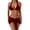 Wine, variant on Swimwear Sexy Bikini Sets for Women Two Piece Swimsuit Top Mid Bottom Bathing Suit Black L