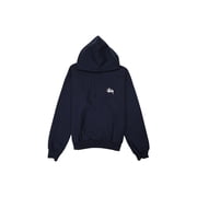 Stussy Mens Basic Hoodie Navy/White, from StockX