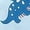 Blue, variant on Kids Winter Coat Dinosaur Print Lightweight Jacket Windbreaker Outerwear for Baby Boys Spring Fall Winter Jacket 6-12 Months