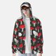 thumbnail image 2 of Balery Red Mushrooms Sudadera ligera de manga larga con capucha y protección solar UPF 50+ para hombre y mujer, ideal para pesca y running-3X-Large, 2 of 7