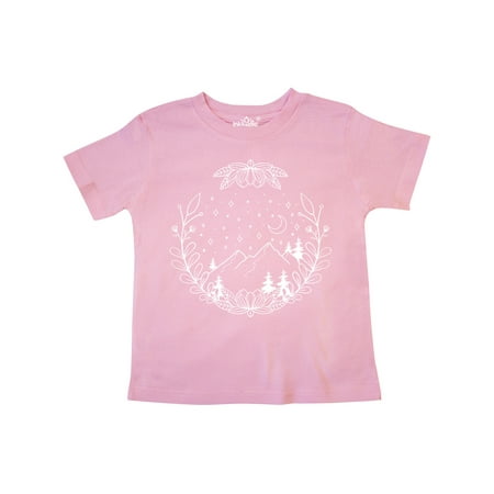 

Inktastic Adventure to the Mountains with Moon and Stars Gift Toddler Boy or Toddler Girl T-Shirt