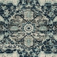 thumbnail image 6 of SAFAVIEH Madison Louise Overdyed Floral Area Rug, Ivory/Navy, 4' x 6', 6 of 7