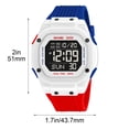 thumbnail image 3 of Digital Multifunctional Waterproof Watch Practical Electronic Wristwatch For Daily Casual Wear, 3 of 9