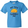 thumbnail image 3 of Inktastic My Titi Loves Me with Taco Illustration Youth T-Shirt, 3 of 5