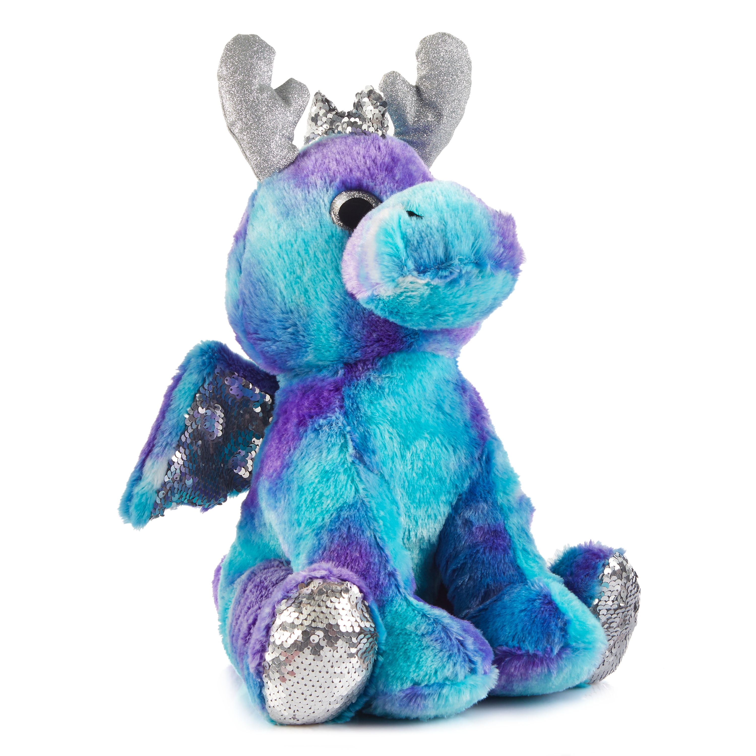 Holiday Time Sequin Dragon Plush, 13"