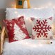 thumbnail image 3 of Fundas de lino con estampado navideño, fundas de almohada decorativas, 45x45cm, 4 Uds., 3 of 9