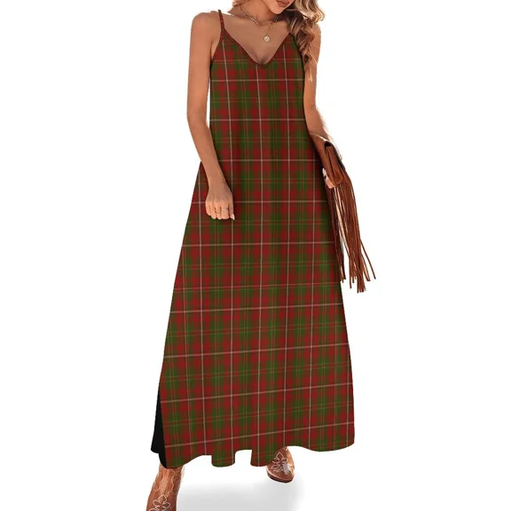 Hay Clan Tartan Sleeveless Dress Womens dresses dresses ladies024 summer cocktail dresses sensual sexy dress for women