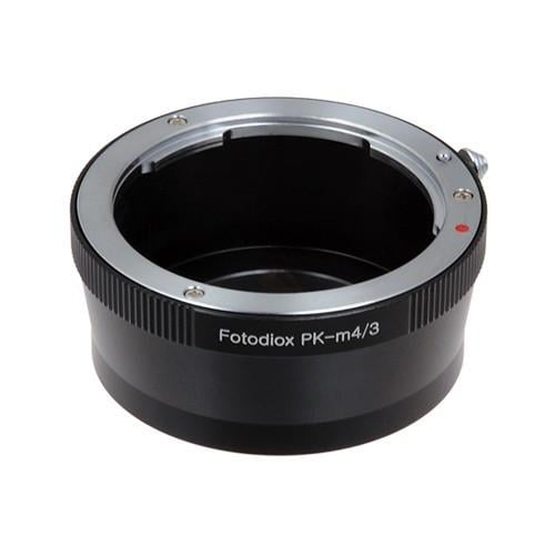 Fotodiox Lens Mount Adapter - Pentax K Mount (PK) SLR Lens to Micro Four Thirds (MFT, M4/3) Mount Mirrorless Camera Body