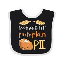Inktastic Mama's Lil' Pumpkin Pie Cute Baby Thanksgiving Design Boys or Girls Baby Bib