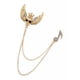 thumbnail image 4 of Broche De Con Cadena , Pasador De Broches De Cuello De Insignia, Alfileres De Solapa Para De para proteger De dorado Fernando Pin de broche de trajes de hombre, 4 of 8